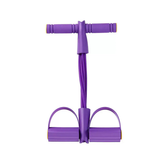 MoonGrowth™ 6‑Tube Pedal Resistance Trainer — Full Body Workout Band