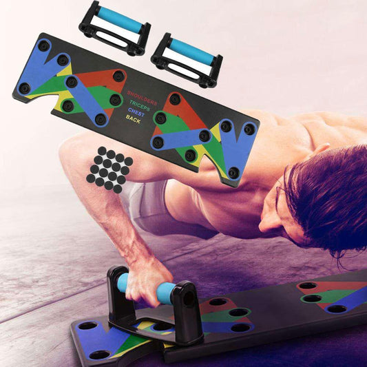 Nine‑Function Push‑Up Board | Color‑Coded Home Workout System